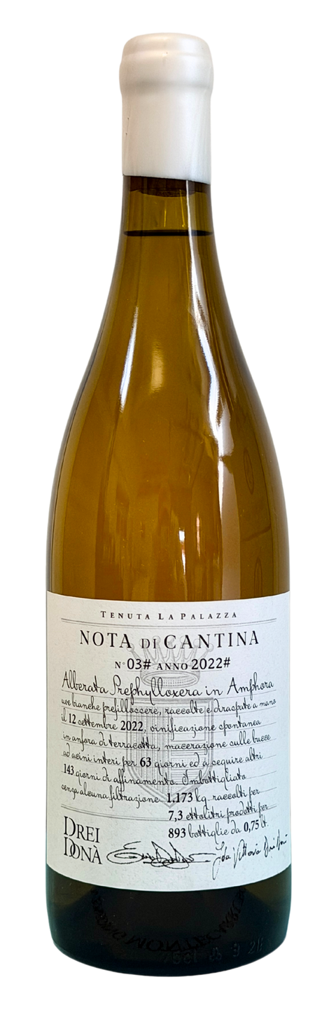 Nota di Cantina No.3 Alberata Prephylloxera 2022